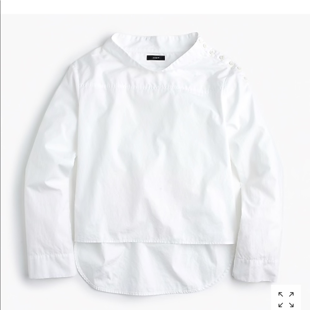 jcrew funnelneck shirt
